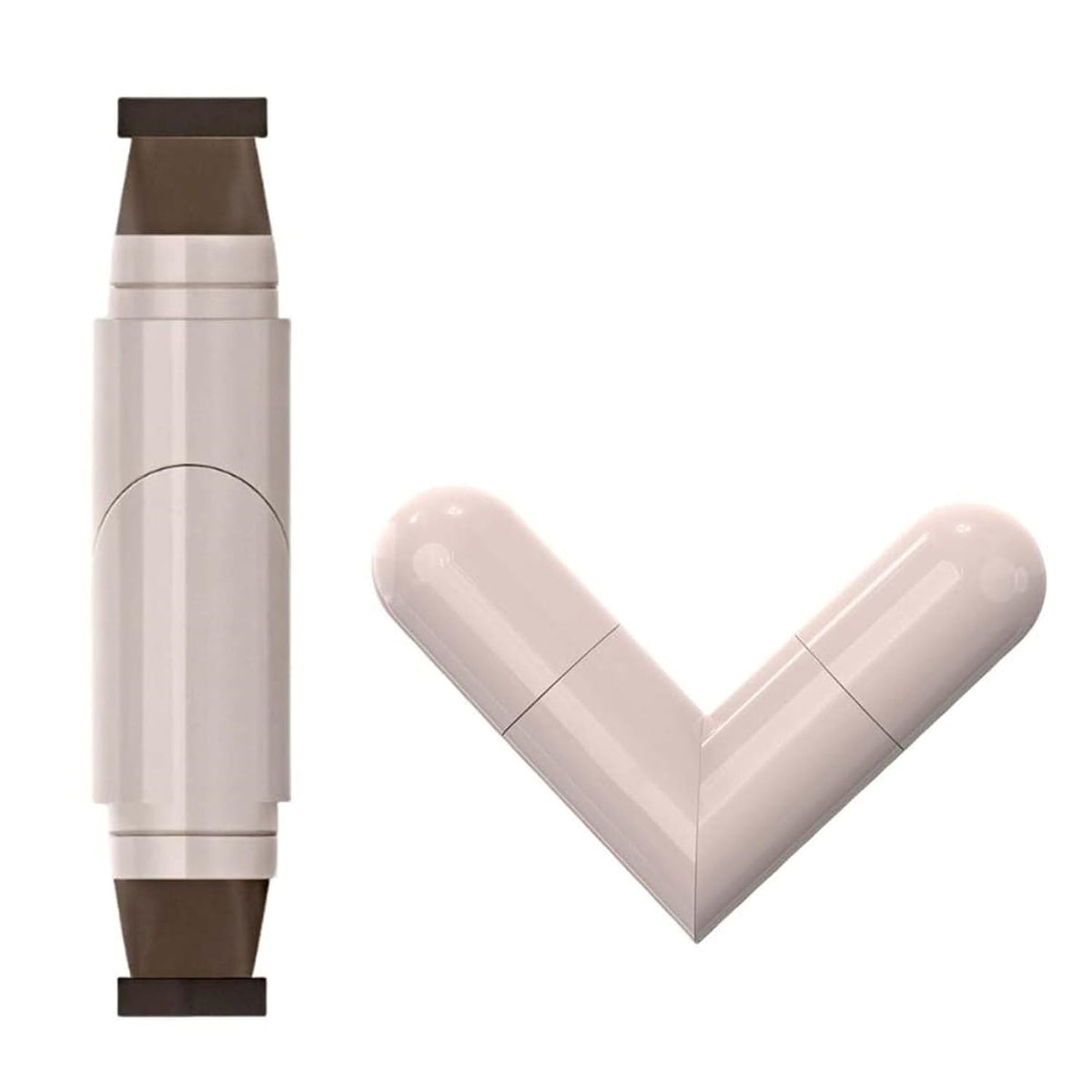 Foldable Eyeliner Stamp Kit for Winged Eye Makeup - Waterproof, Smudge-Proof, Dual-Ended Design