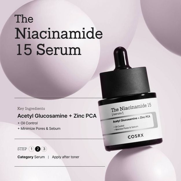 Niacinamide 15 Serum for Brightening & Acne Control - 20ml Facial Care
