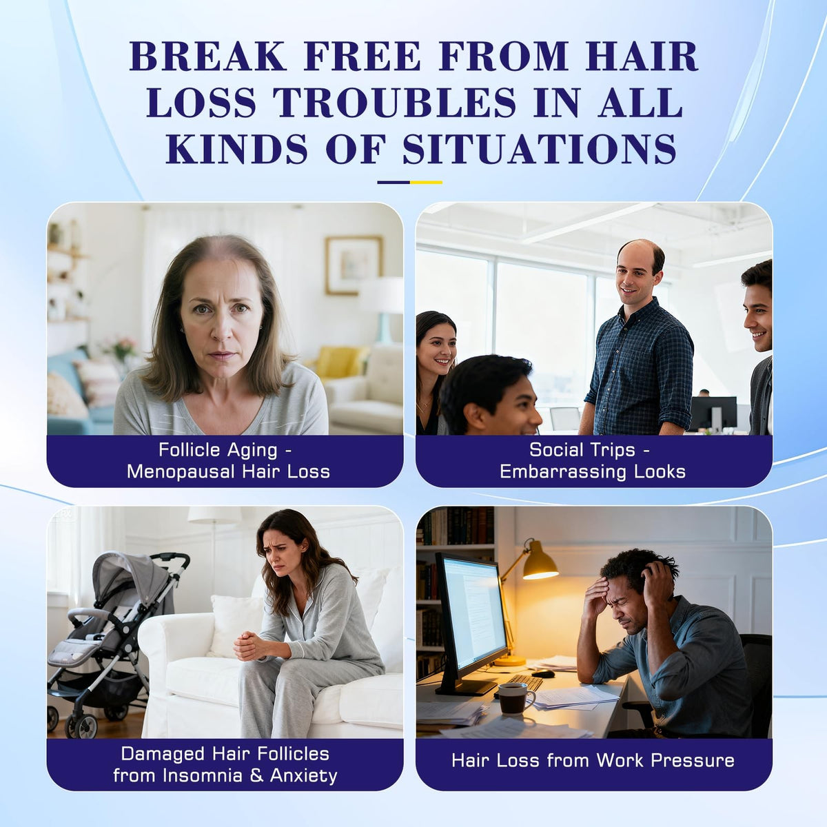 5% Minoxidil Spray for Hair Loss - Men & Women