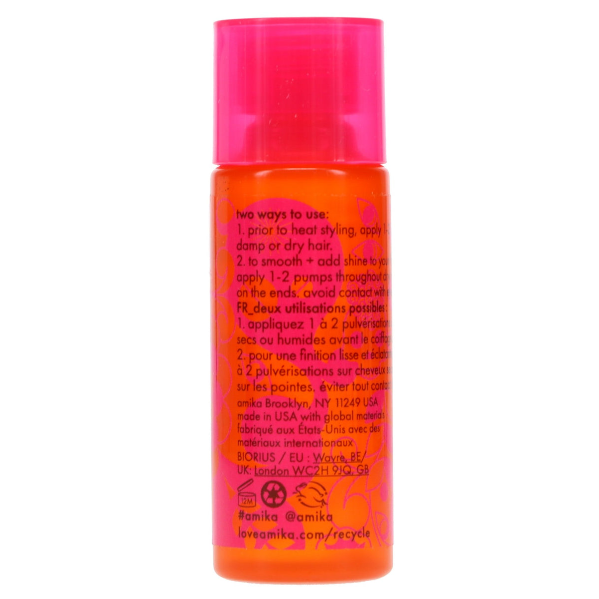 Lightweight Hair Styling Oil - Nourishing Frizz Control 0.67 oz