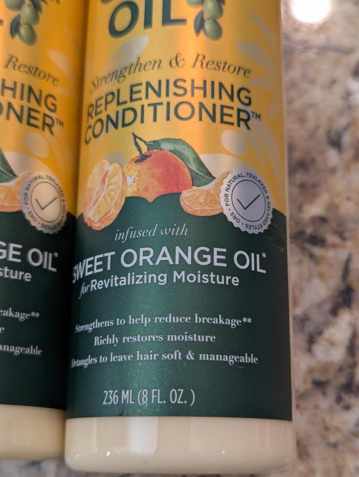 Olive Oil Replenishing Conditioner with Sweet Orange Oil - 8 fl oz, Pack of 2