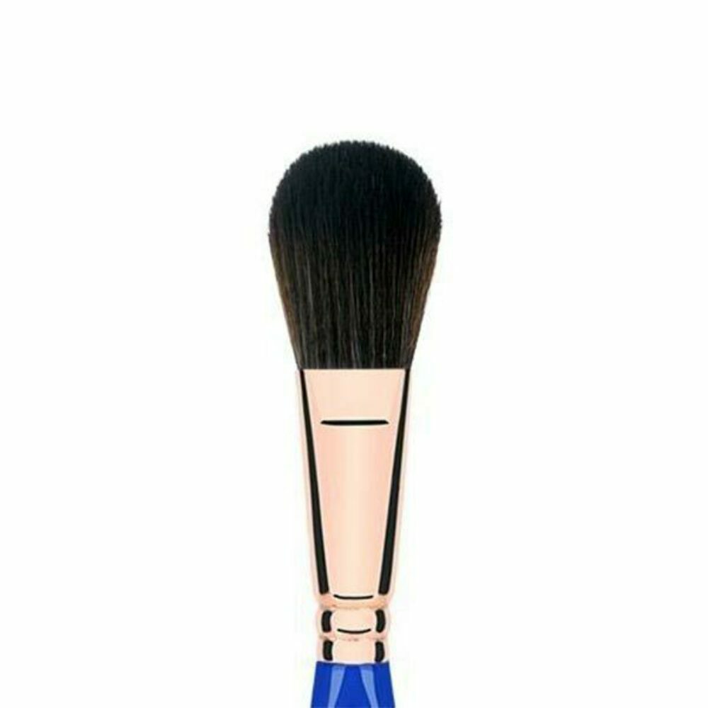All-Purpose Blusher Makeup Brush - Vegan Synthetic Bristles, Rose Gold Handle