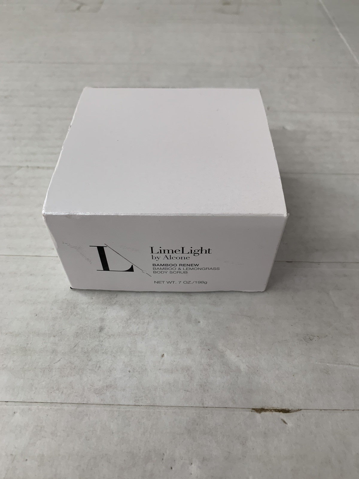 LimeLight By Alcone Bamboo Renew Lemongrass Body Scrub Jar 7oz