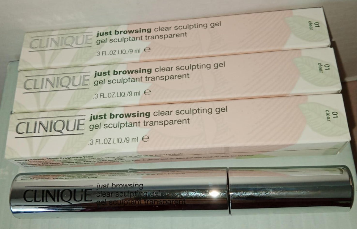 Clear Brow Gel Transparent Sculpting & Taming Gel - 3 Pack
