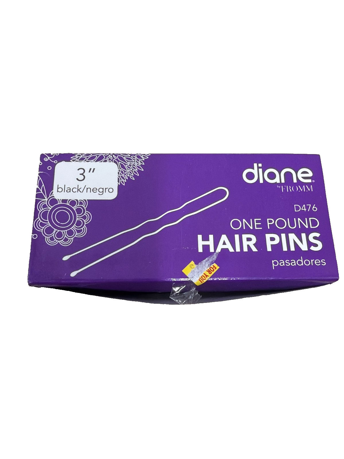 Diane #476, Hair Pins, 3" Black, 1 lb.