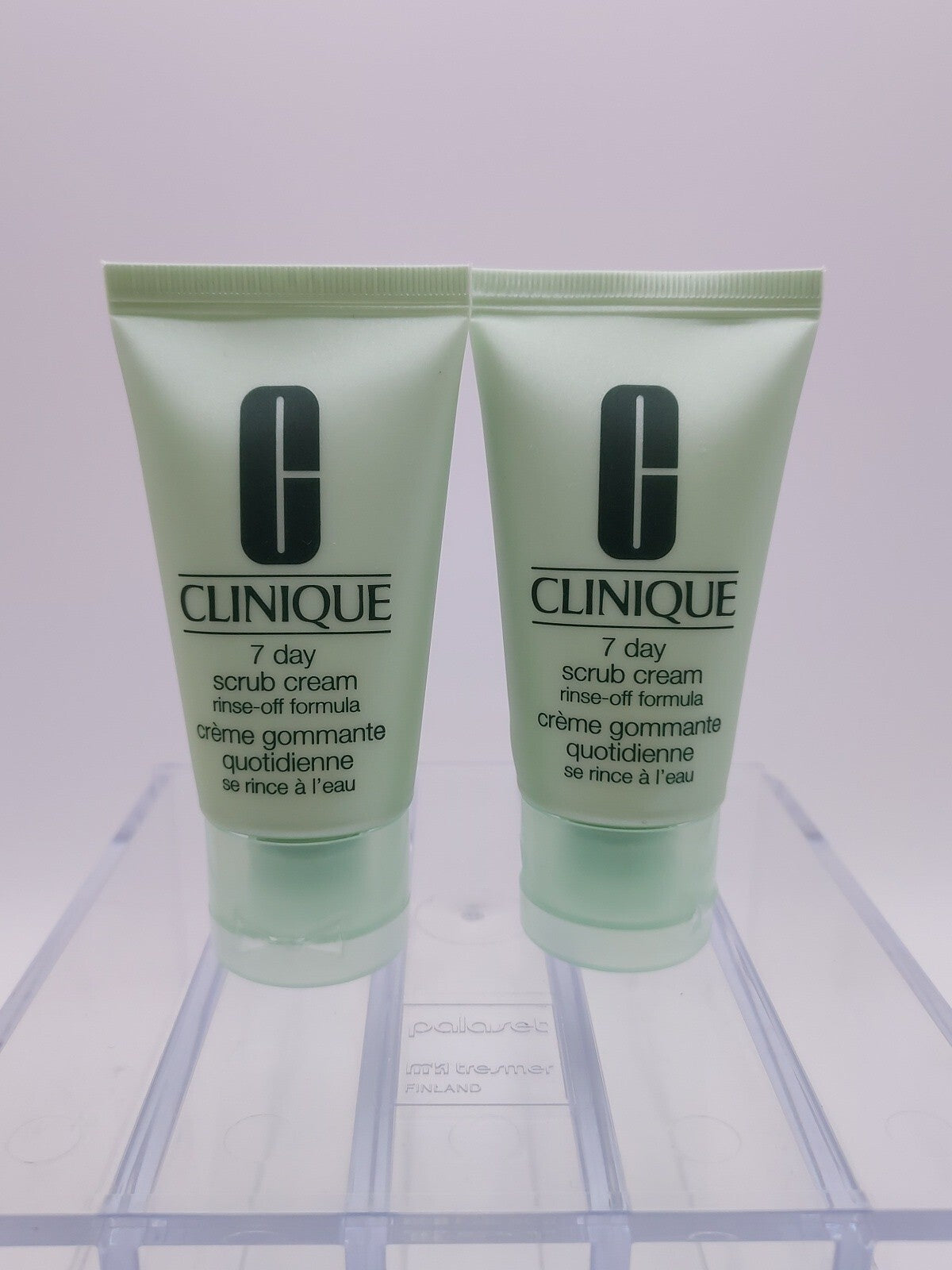 LOT OF 2 Clinique 7 DAY SCRUB CREAM RinseOff Formula Gently Cleanse