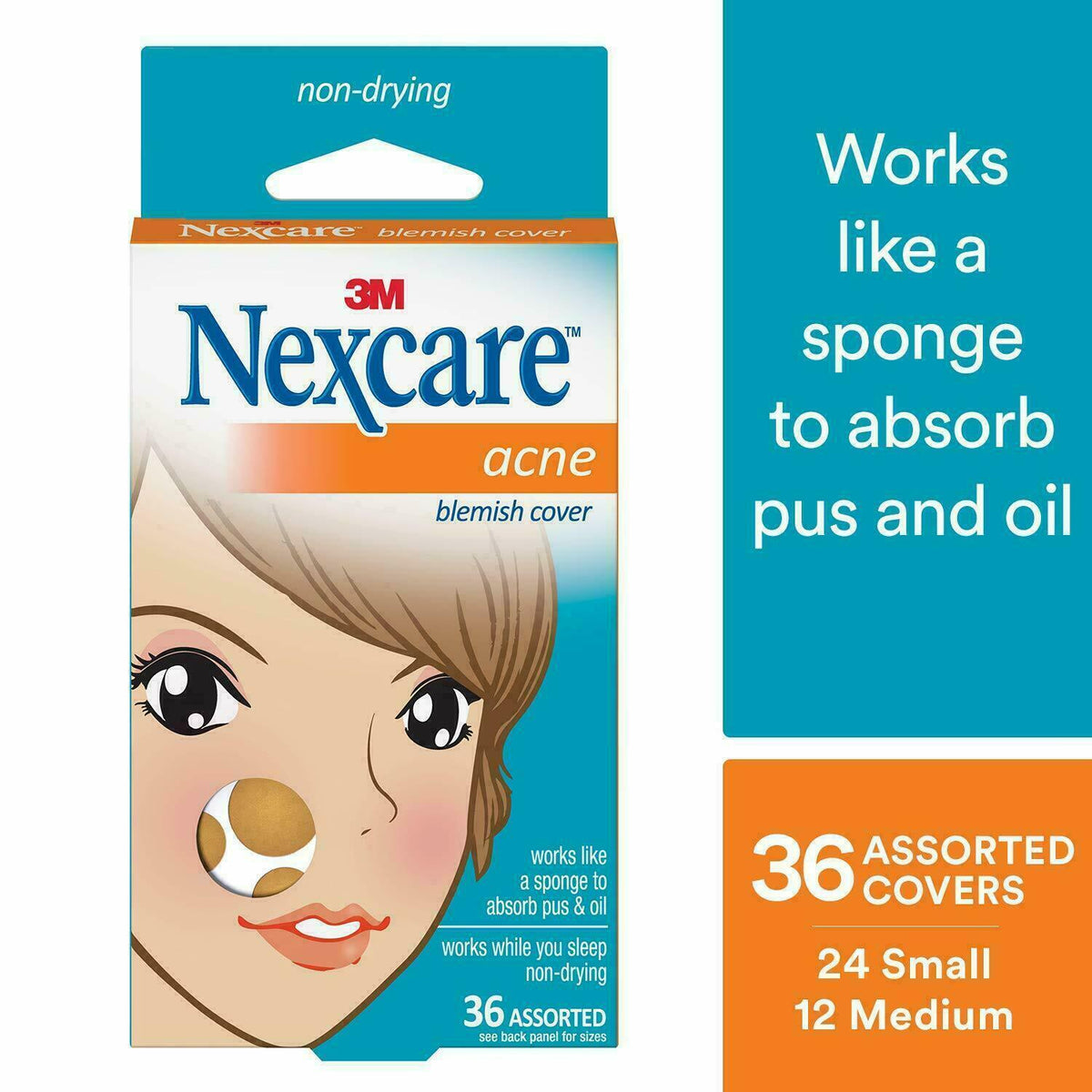 Acne Absorbing Cover Transparent 36 Pack - Pimple Patches for Skin