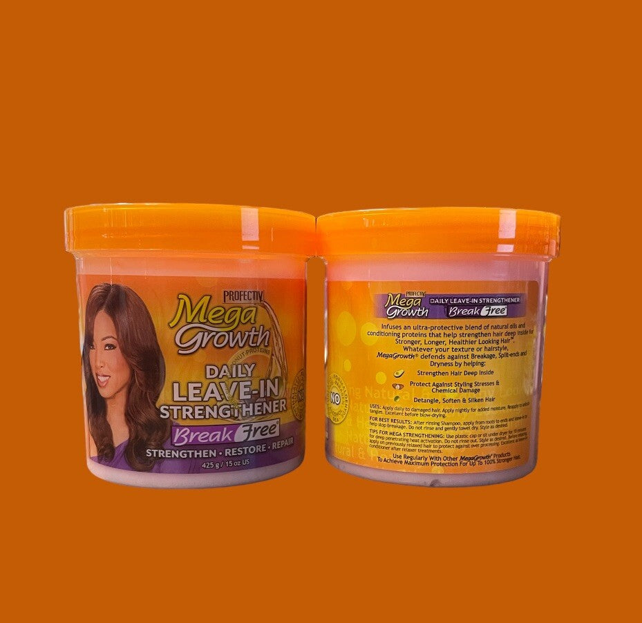 Mega Growth Daily Leave-In Strengthener 425g - 2 Pack