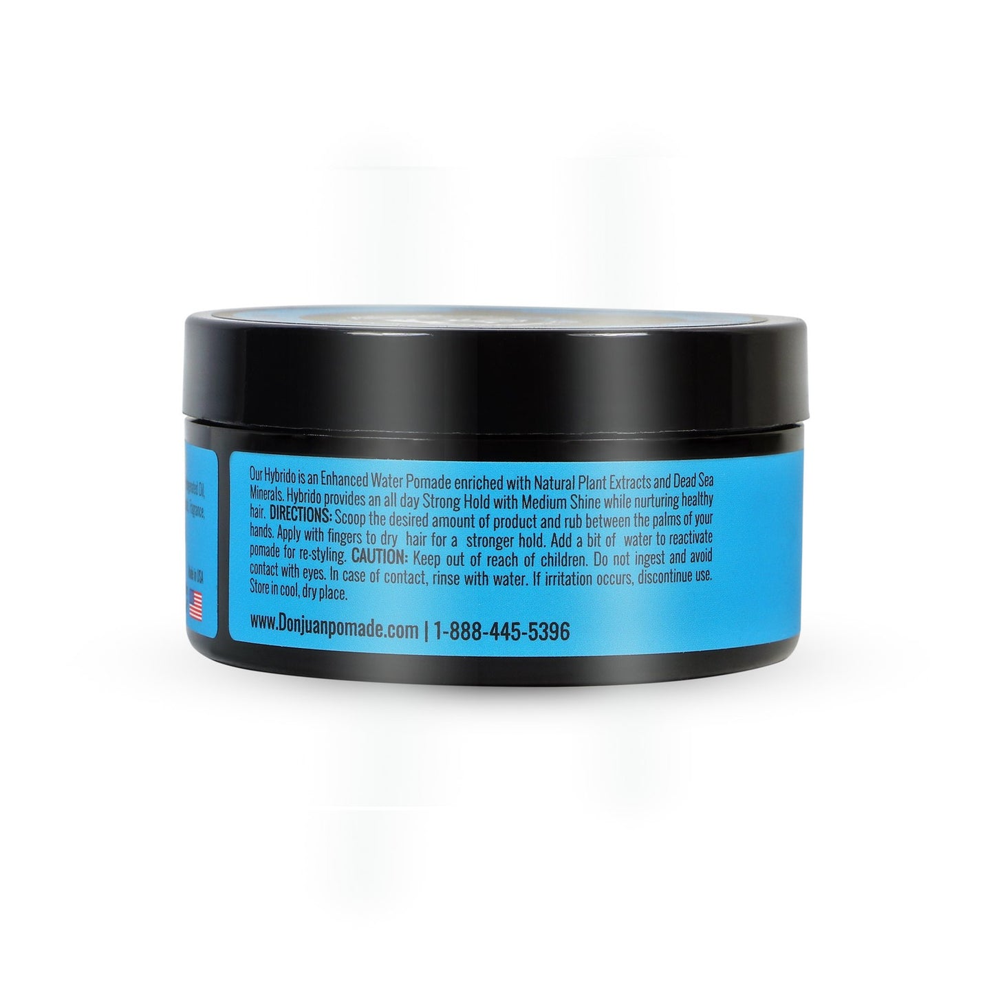 Water-Based Hair Pomade with Firm Hold and High Shine - 4oz