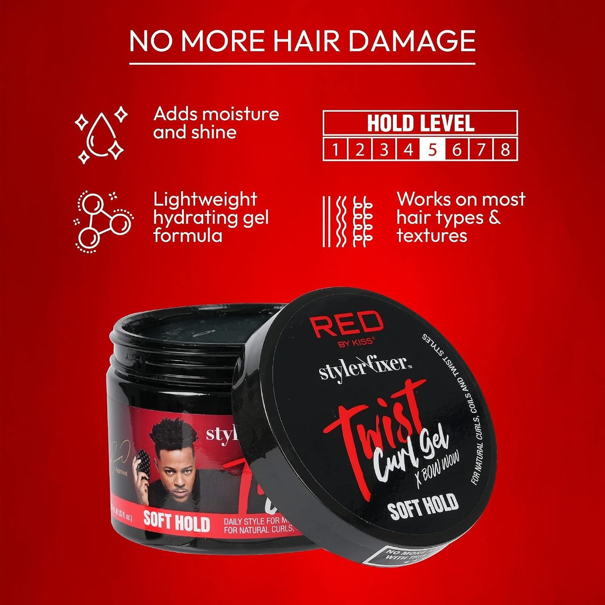 Curl Twist Gel for Afro Hair - Soft Hold, Moisturizing