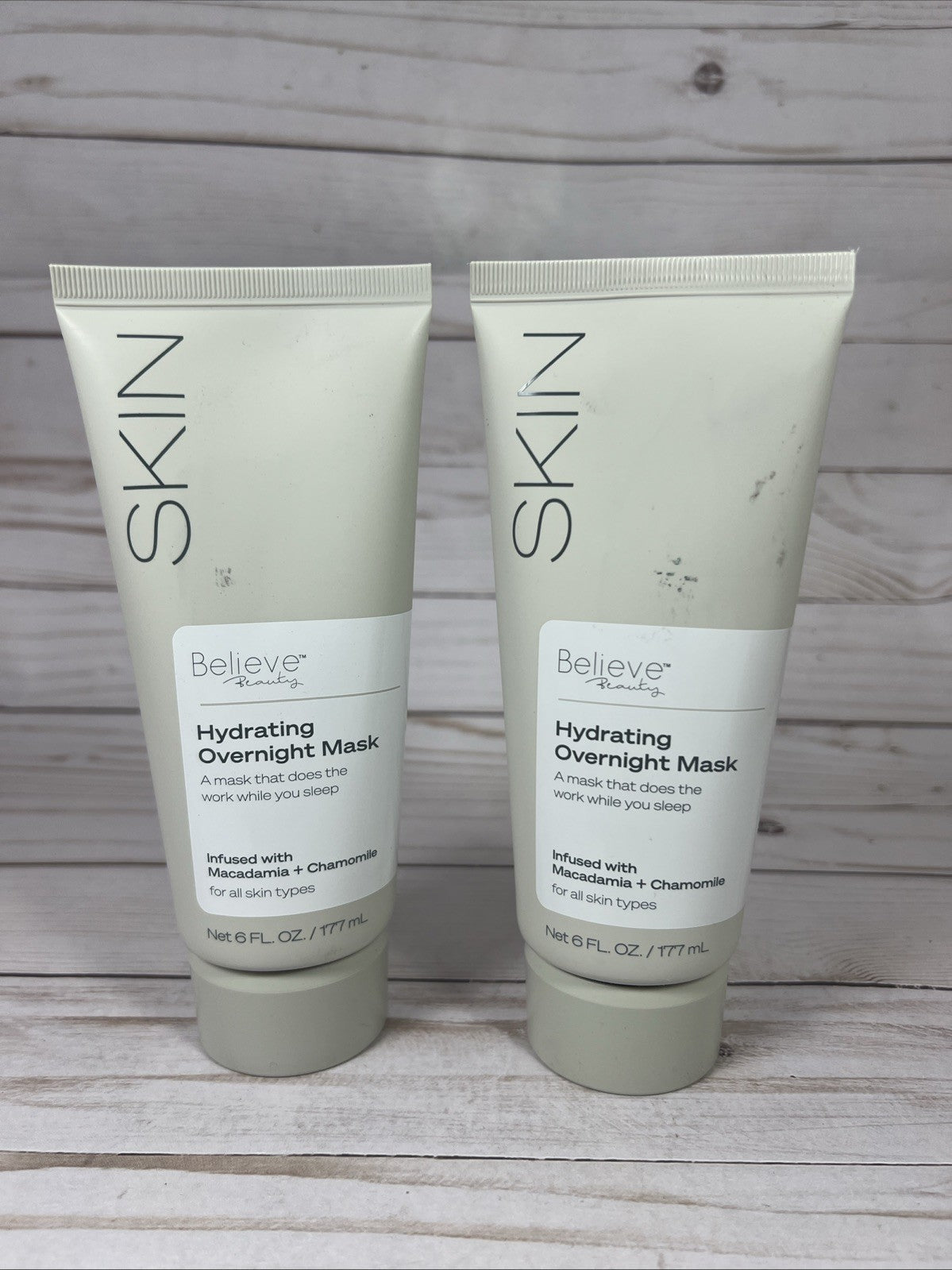 Hydrating Overnight Mask with Macadamia & Chamomile 6oz (2-Pack)