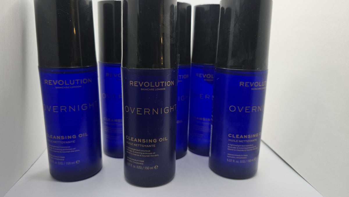 Revolution Skincare Overnight Cleansing Oil with Primrose Oil - 5.07 oz (6 Pack)