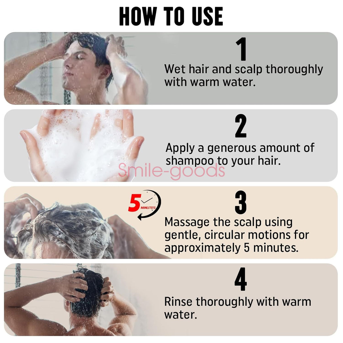 Root Activator Shampoo for Hair Loss and Hair Growth - Natural Nourishing Formula