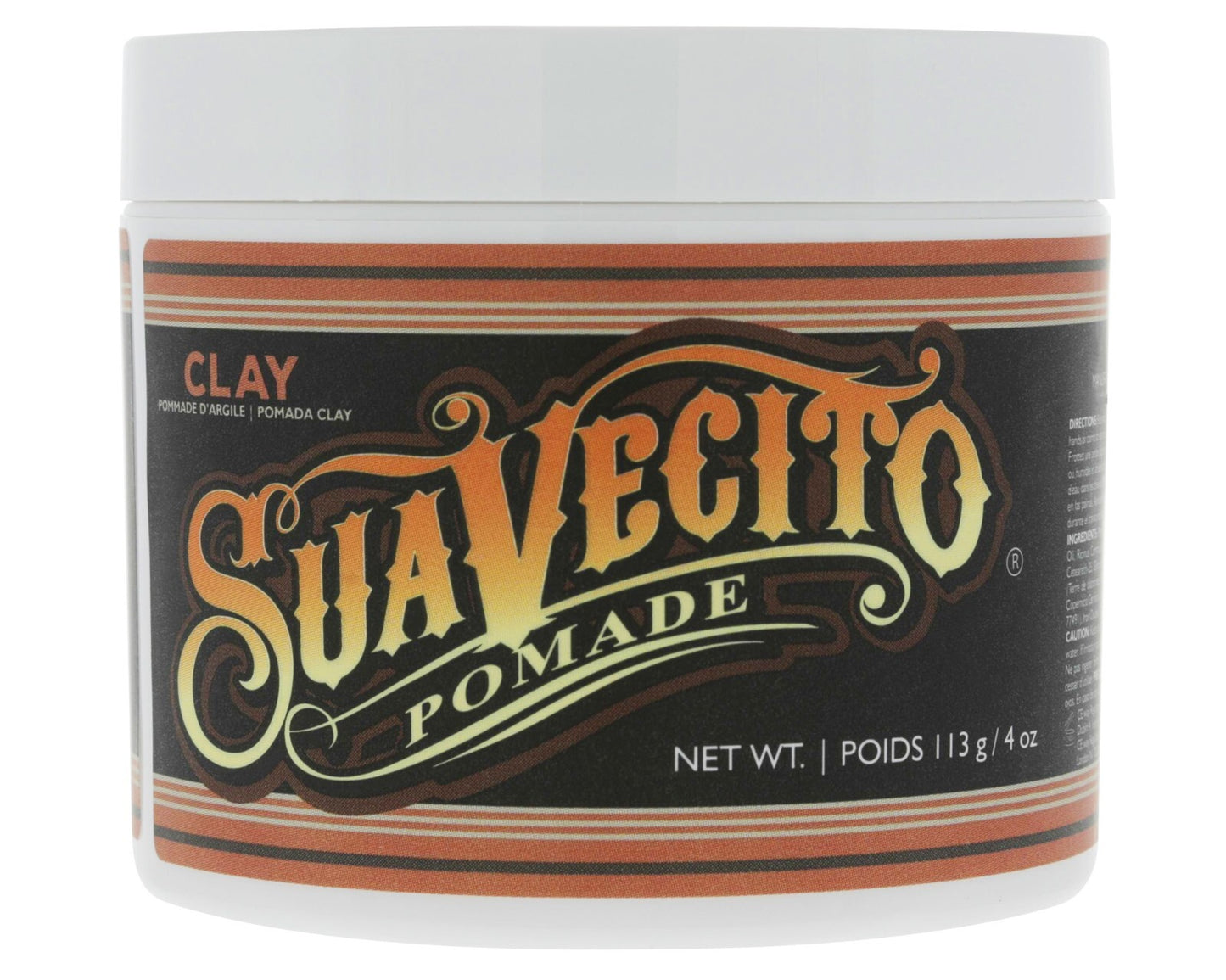 Matte Clay Pomade with Strong Hold and Natural Finish - 4 oz