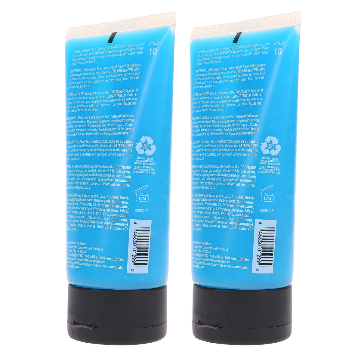 Hard Holding Hair Gel 5.1 oz - Strong Fix & Shine for Styling