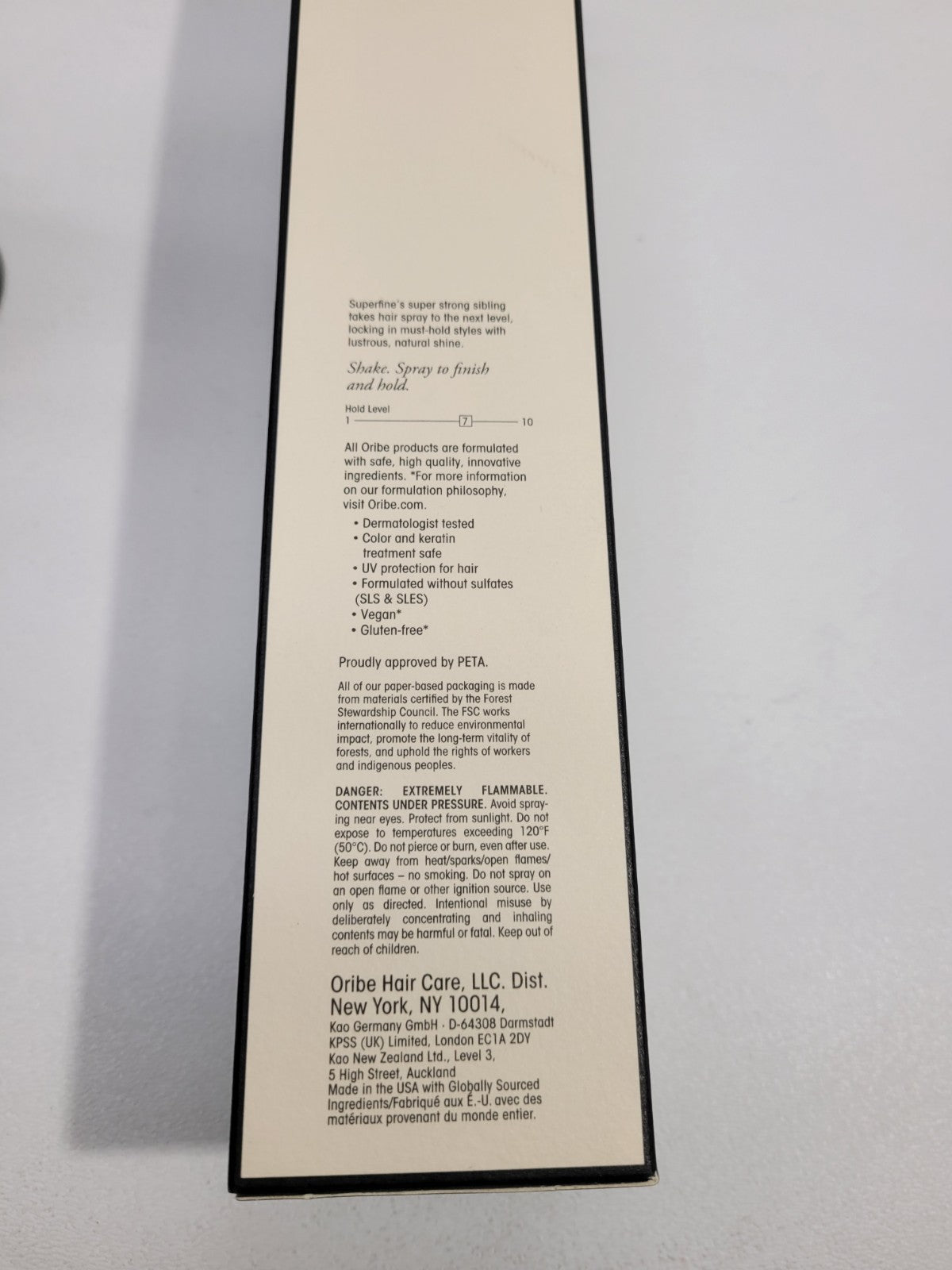 2 Pack Strong Hold Hair Spray - Flexible Finish & UV Protection, 9oz Each