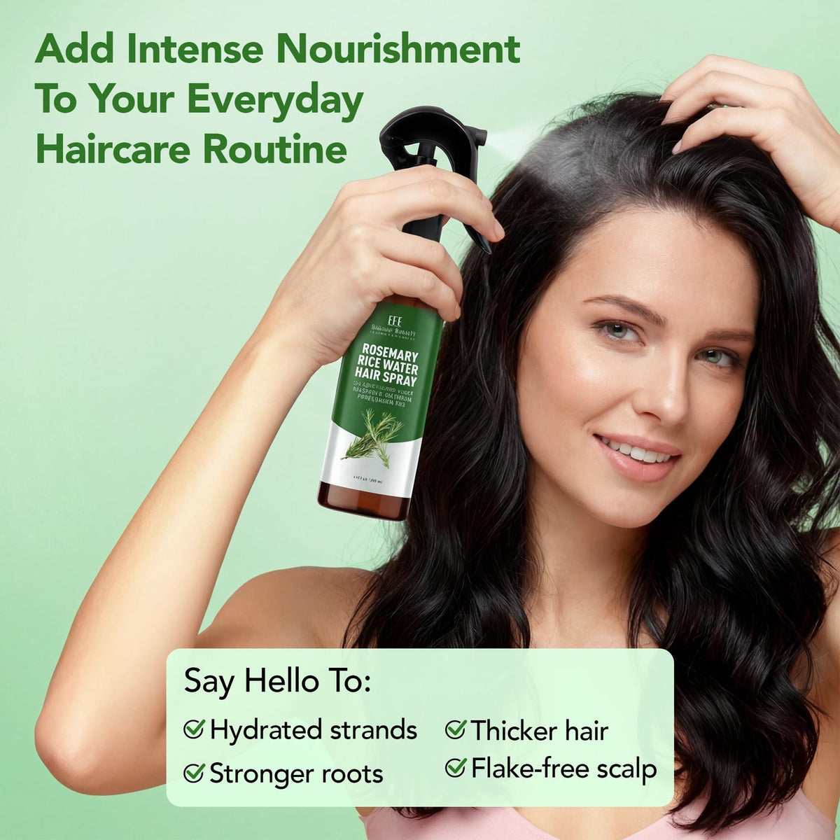 Rosemary & Rice Water Hair Growth Spray - 6.8 oz