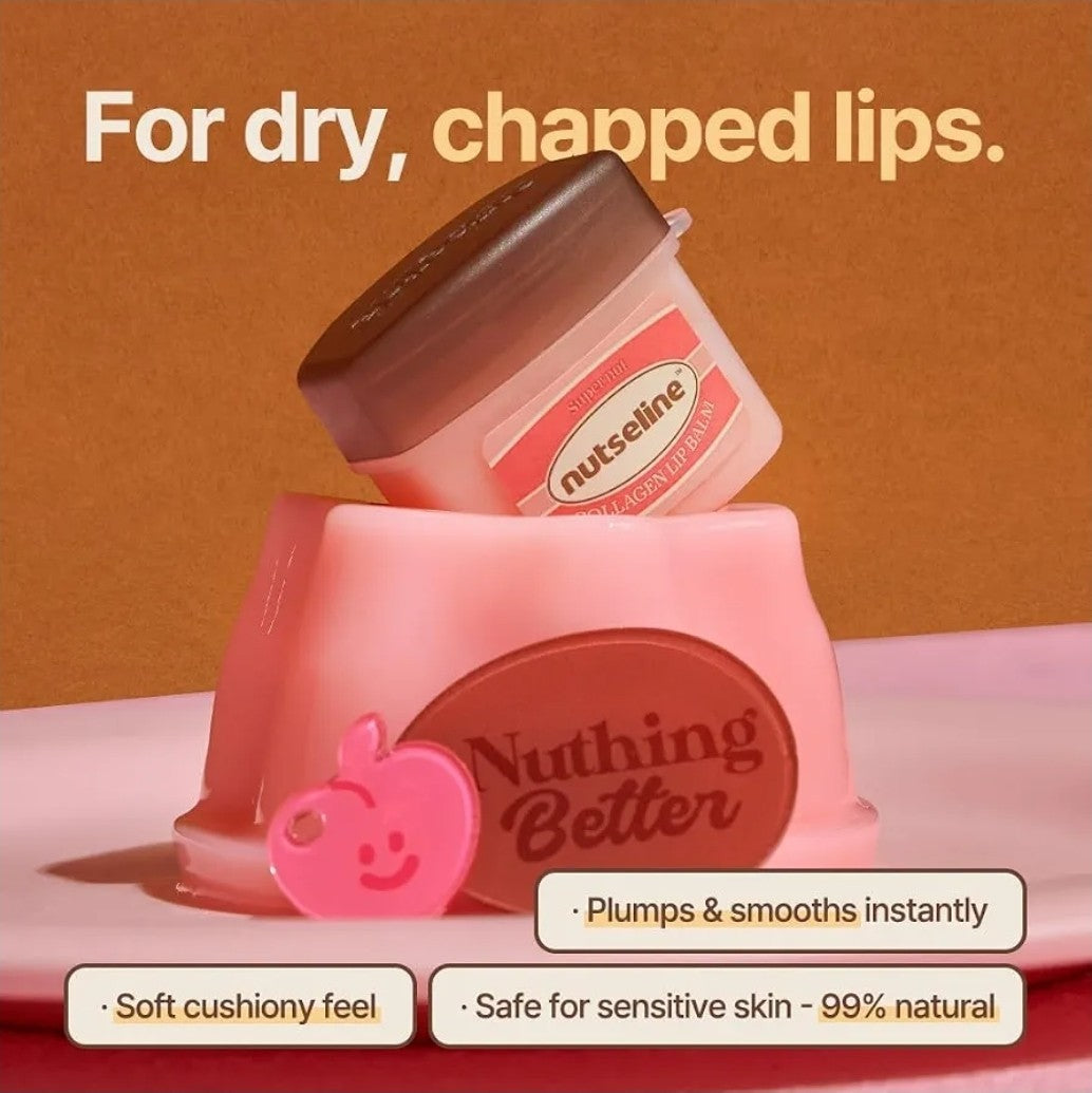 Nutseline Collagen Lip Balm 3-in-1 Lip Care Plumper & Firming Korean 11ml