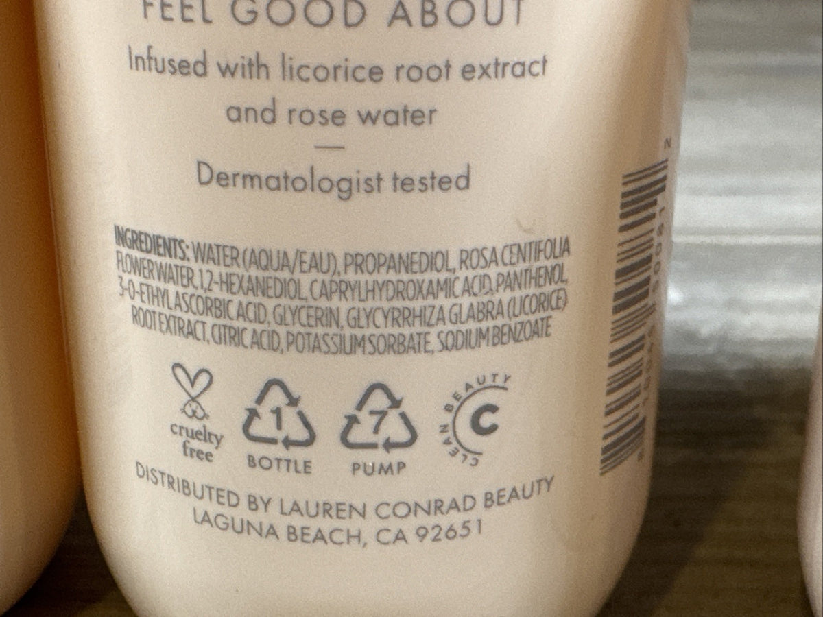 Lauren Conrad Toner Mist for All Skin Types - 3 oz (Pack of 4)