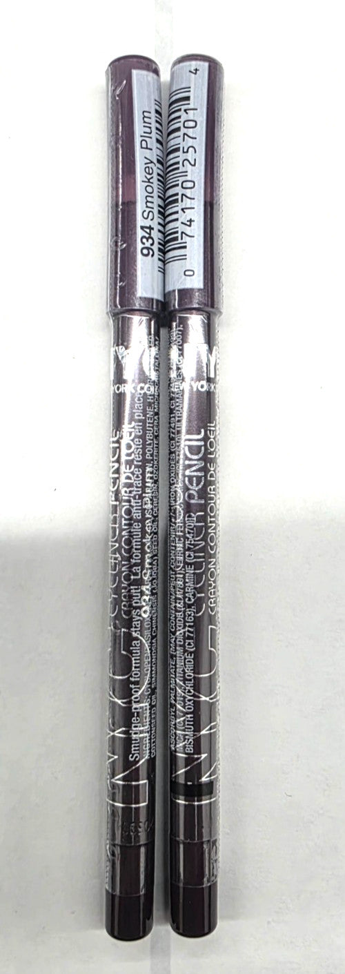 Waterproof Eyeliner Pencil 2-Pack Smokey Plum Eye Makeup