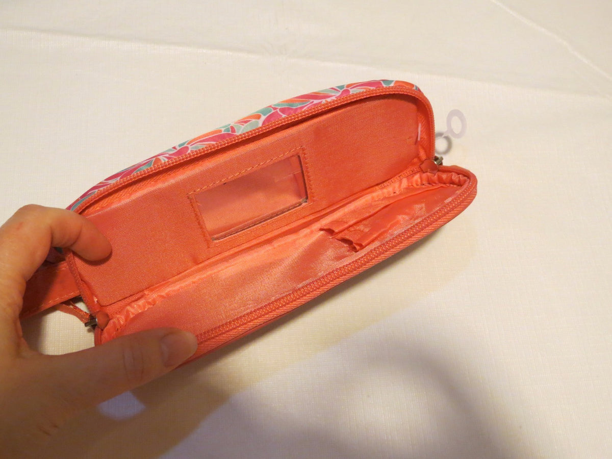 Travel Makeup Bag with Mirror and Accessory Storage – Compact Cosmetic Organizer