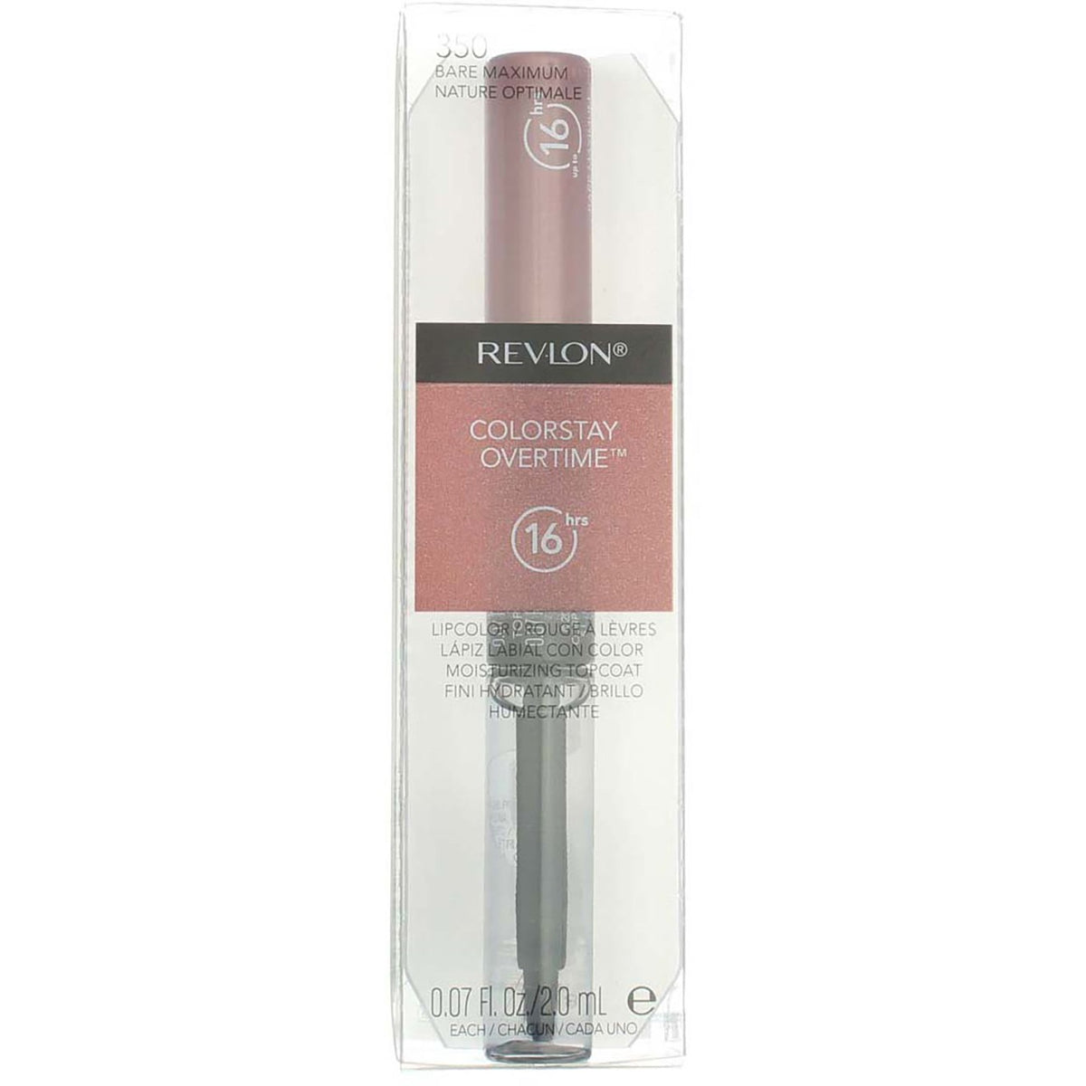Revlon ColorStay Overtime Lipcolor Set - Bare Maximum 350, 3 Pack
