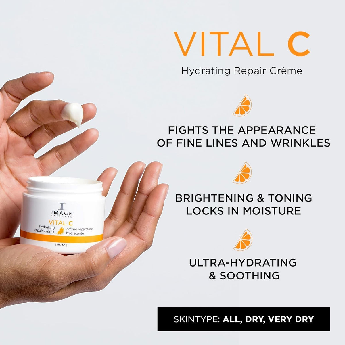 Hydrating Repair Night Cream with Vitamins A C E - 2 oz | Youth-Activating Moisturizer