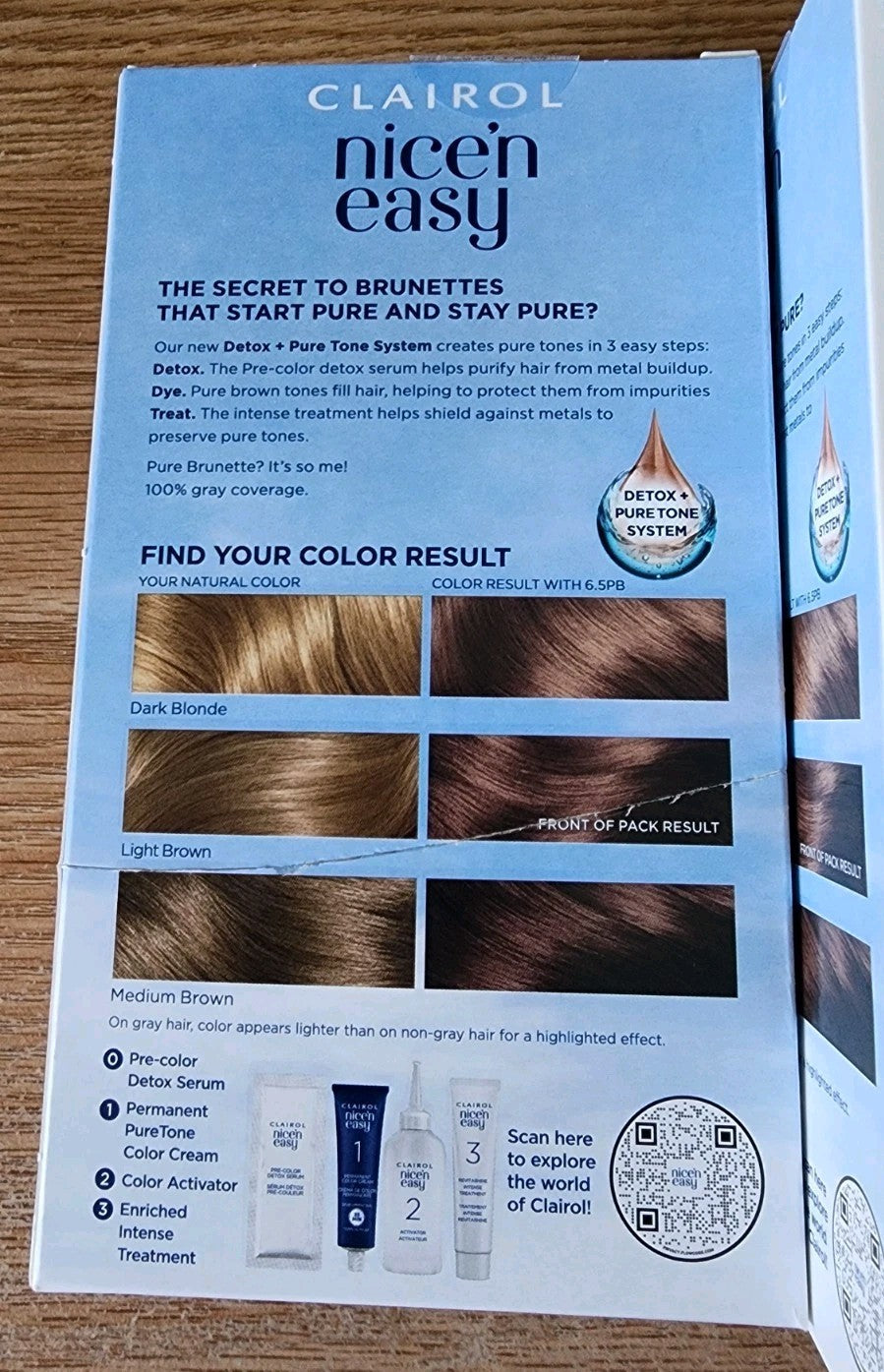 Clairol Nice'n Easy 6.5PB Lightest Latte Brown Permanent Hair Color