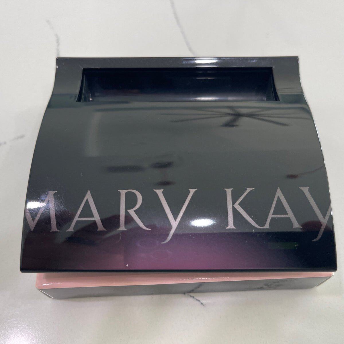 Magnetic Makeup Case Compact Empty Black Portable Storage