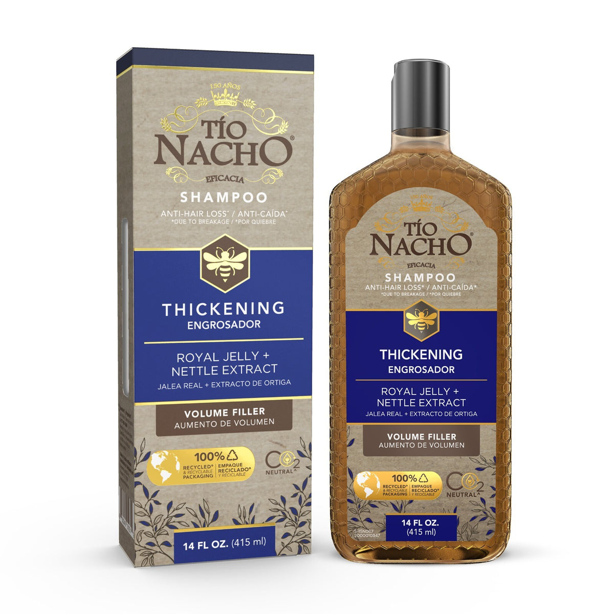 Tío Nacho Anti Hair Loss Thickening Shampoo 14 Fl Oz
