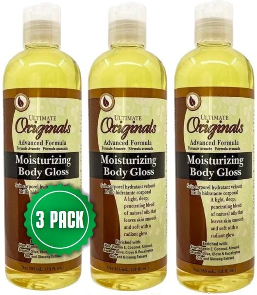 Ultimate Originals Advanced Formula Moisturizing Body Gloss 12 Ounce