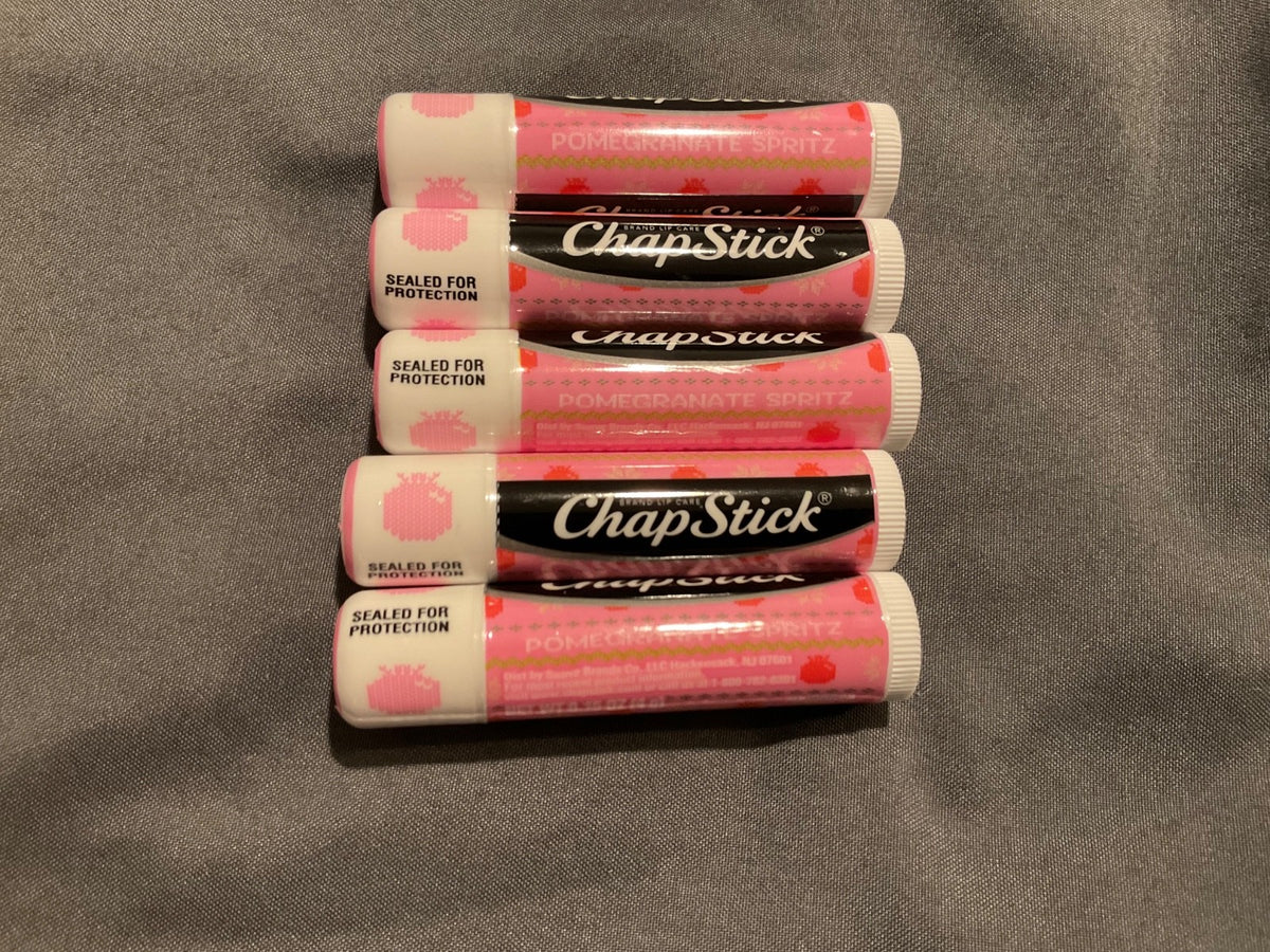5 Pack Chapstick Pomegranate Spritz Lip Balm .15 Oz - Sealed