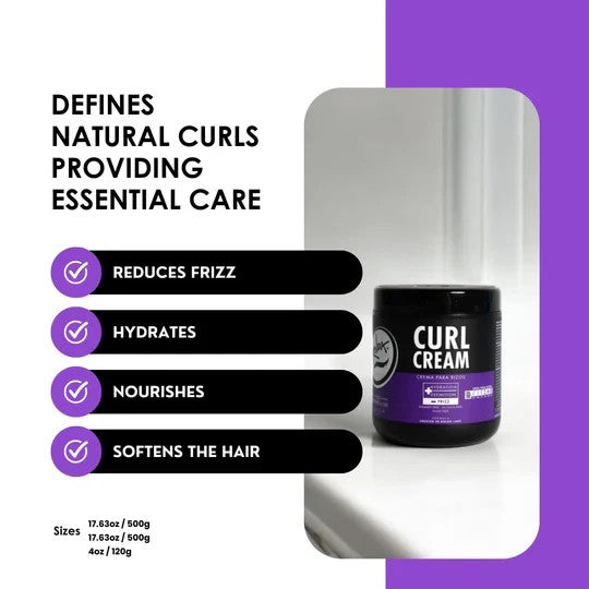 Curl Defining Cream for Frizz Control & Moisture - 17.63oz