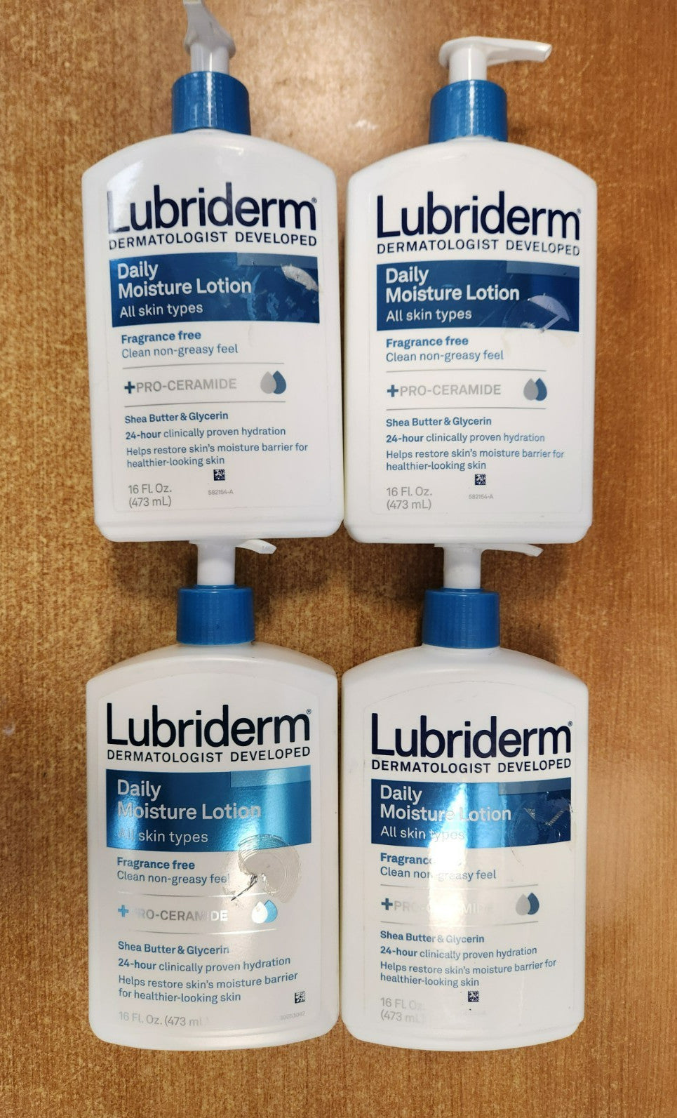 Daily Moisture Lotion, Fragrance Free, 16 oz - 4 Pack