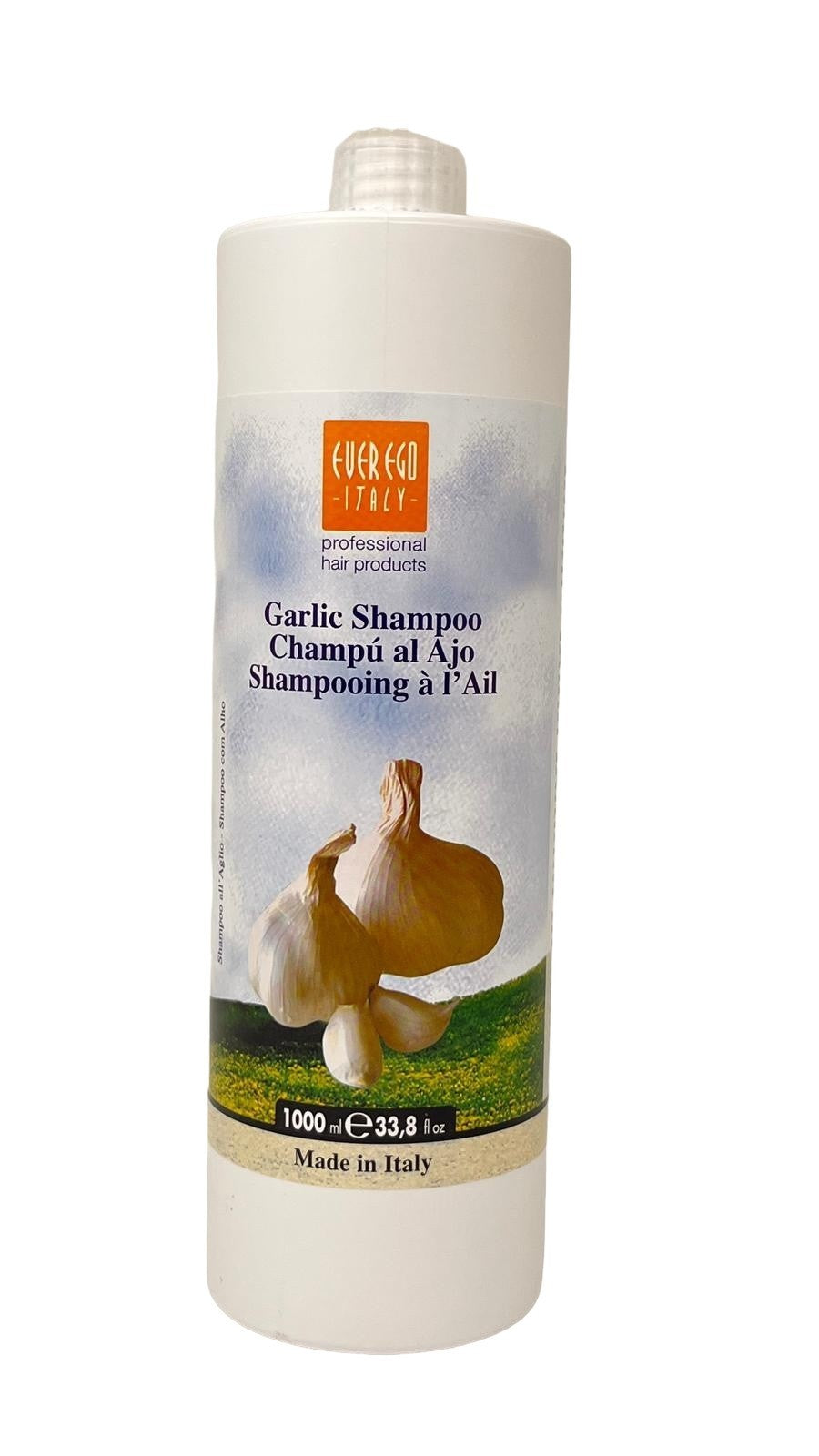 Garlic Vitamin A Hair Shampoo 33.8 Oz - Nourishing Hair Care