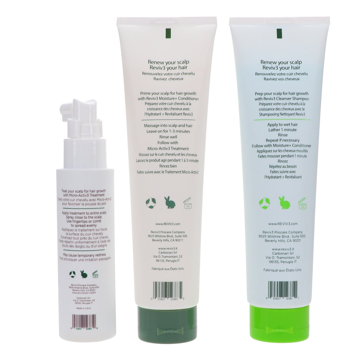 Reviv3 Procare 3-Part Hair Care System Starter Kit