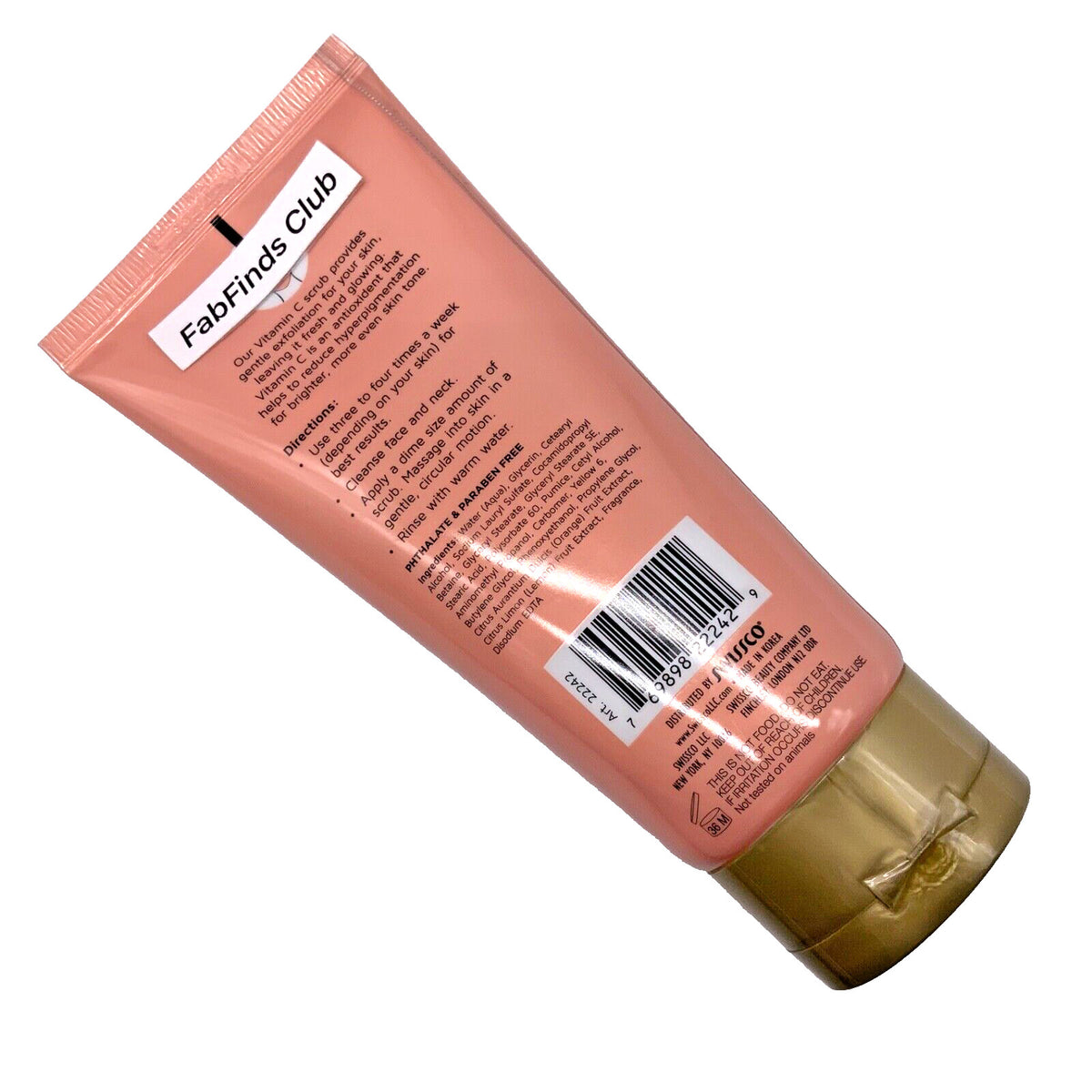 2x Precision Beauty Brightening Vitamin C Exfoliating Face Scrub