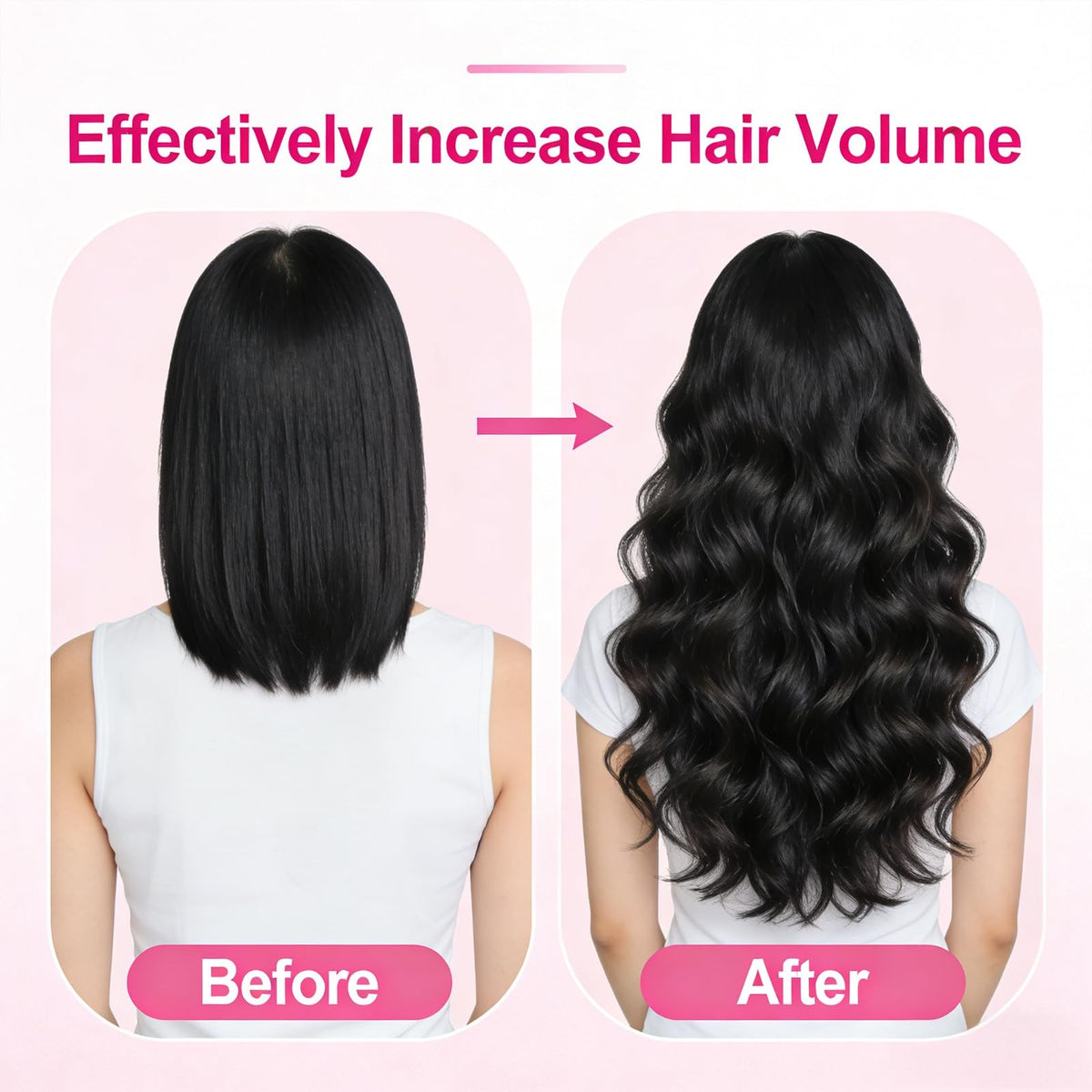 Keratin Glue for Hair Extensions - Hot Fusion Flat Tip 0.9cm x 300cm Black