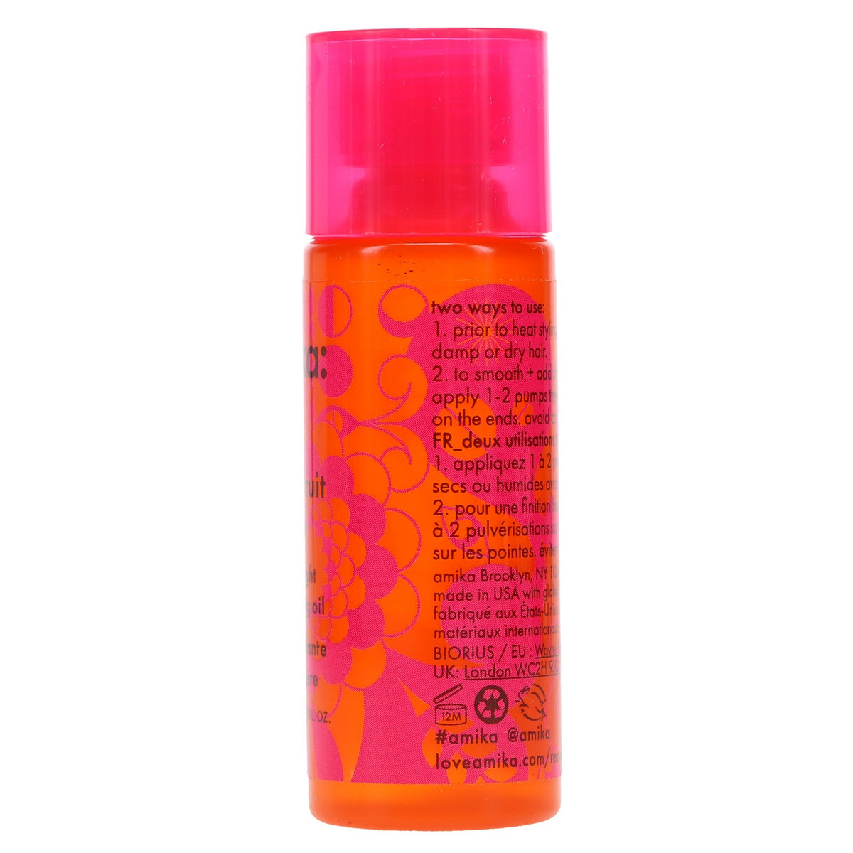 Lightweight Hair Styling Oil - Nourishing Frizz Control 0.67 oz