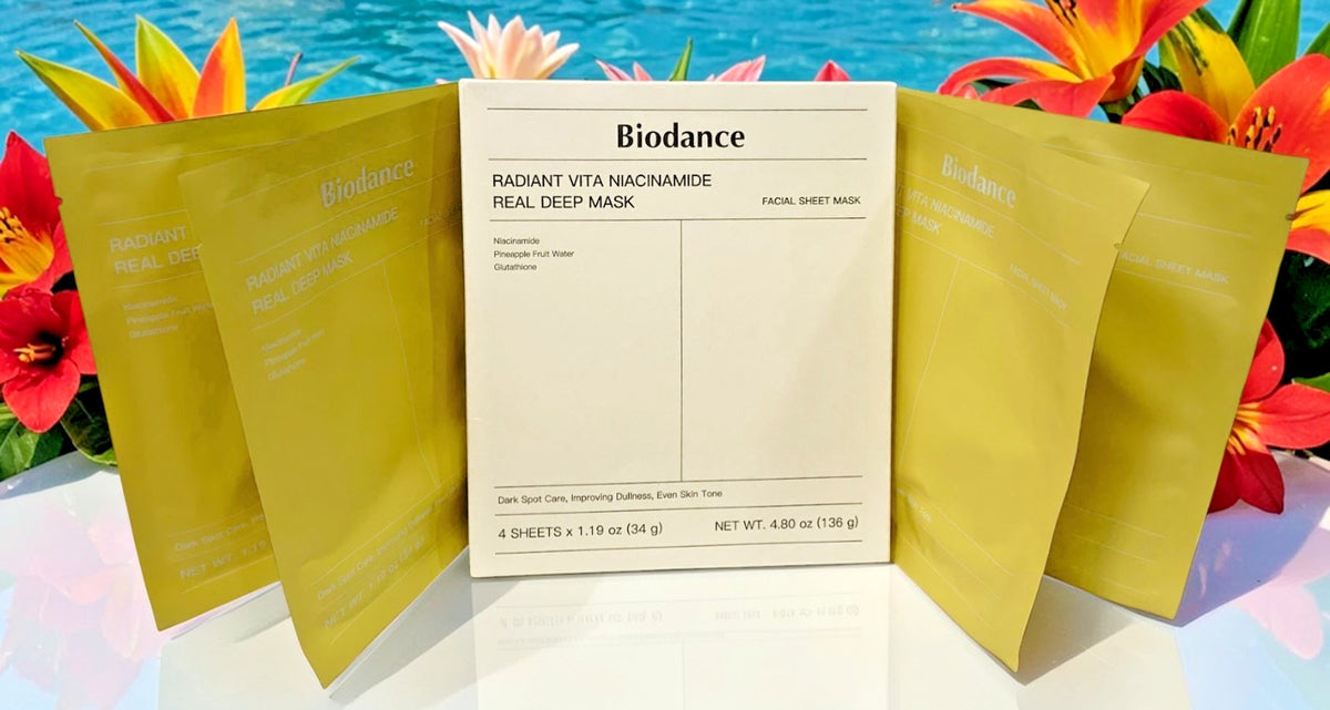 Niacinamide Hydrogel Face Mask Pack - Dark Spot Brightening, 34g x 4