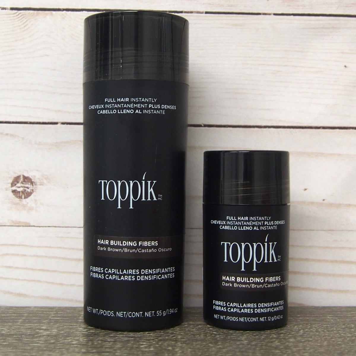 Hair Building Fibers Dark Brown Duo - 55g + 12g