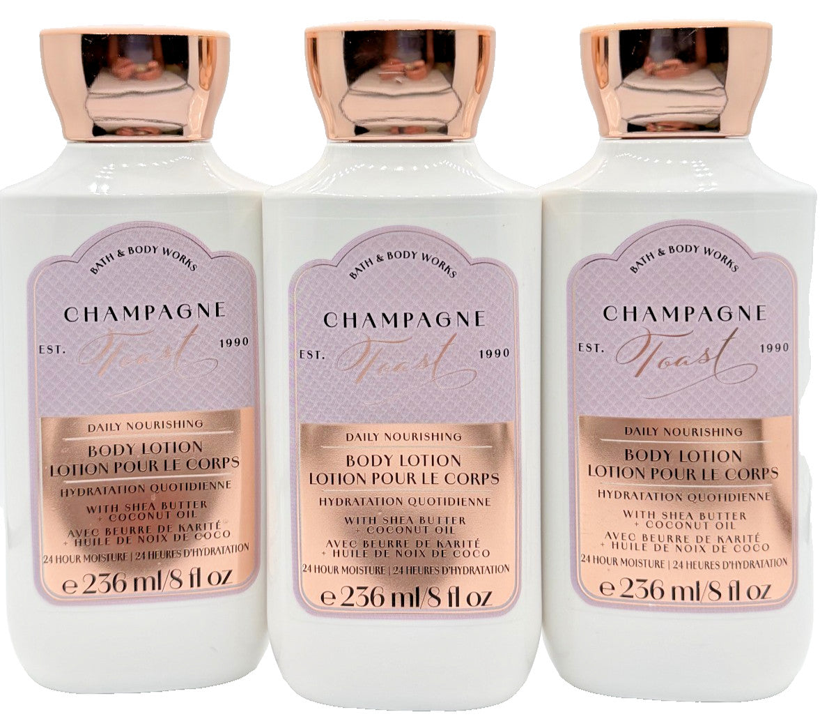 Champagne Toast Daily Body Lotion 8 oz - Pack of 3