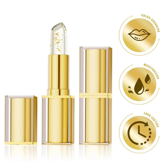 Color Changing Lipstick - Transfer Proof, Crystal Ph Activated Clear Lipstick