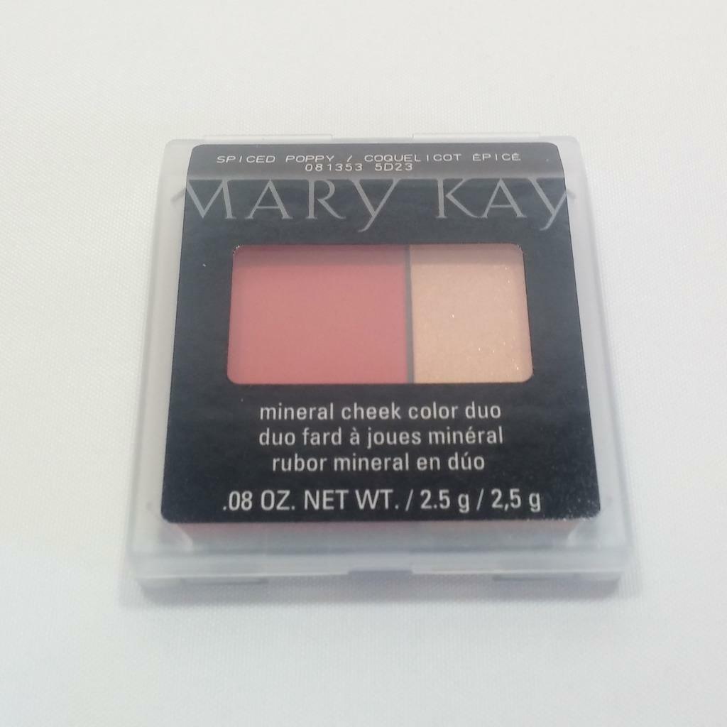 Mineral Cheek Color Blush - Single & Duo Shades, Oil-Absorbing Formula