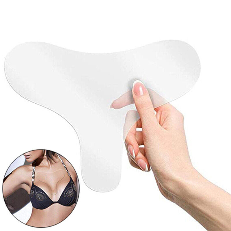 Reusable Silicone Anti-Wrinkle Chest & Neck Pads Set - Skin Care
