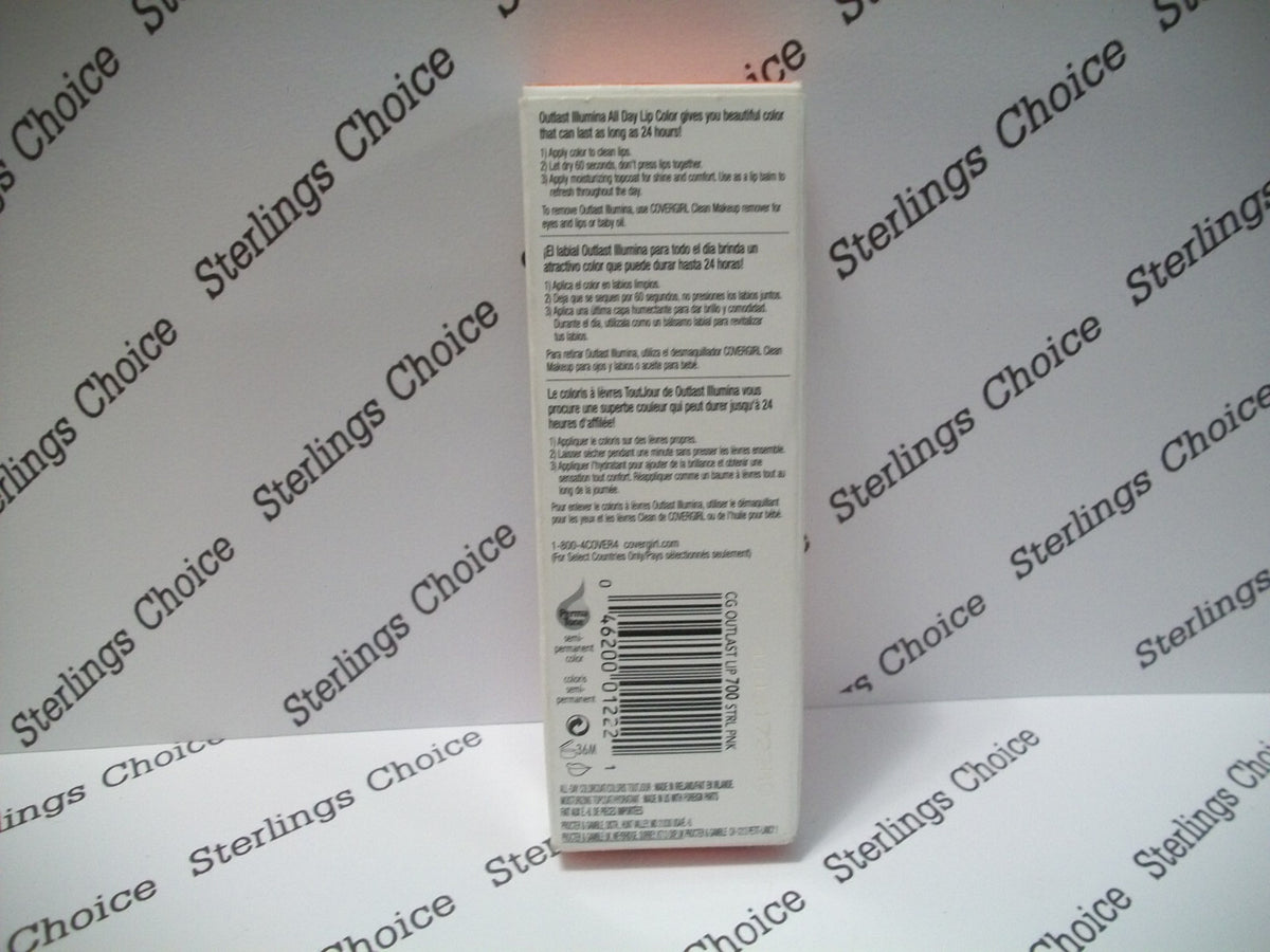 Covergirl Outlast Illumina All Day Lip Color 700 Starlit Pink - Long Lasting Shine