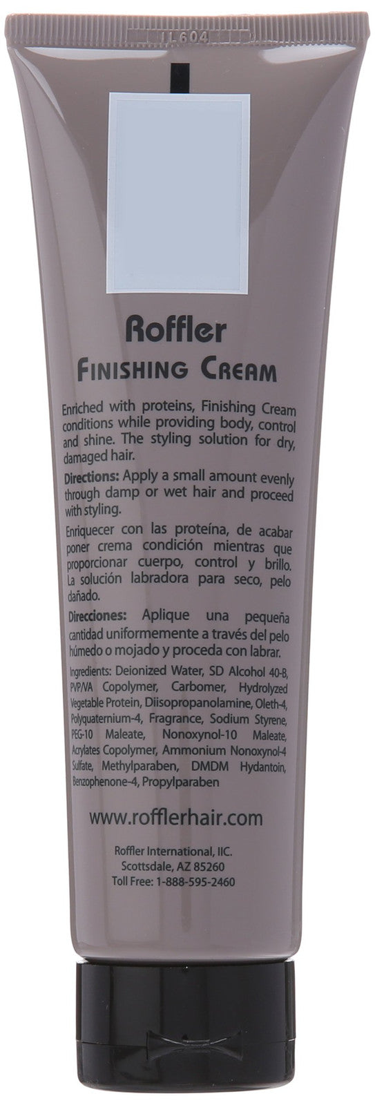 Roffler Finishing Cream - Hair Styling Control & Shine, 5.1 Fl Oz