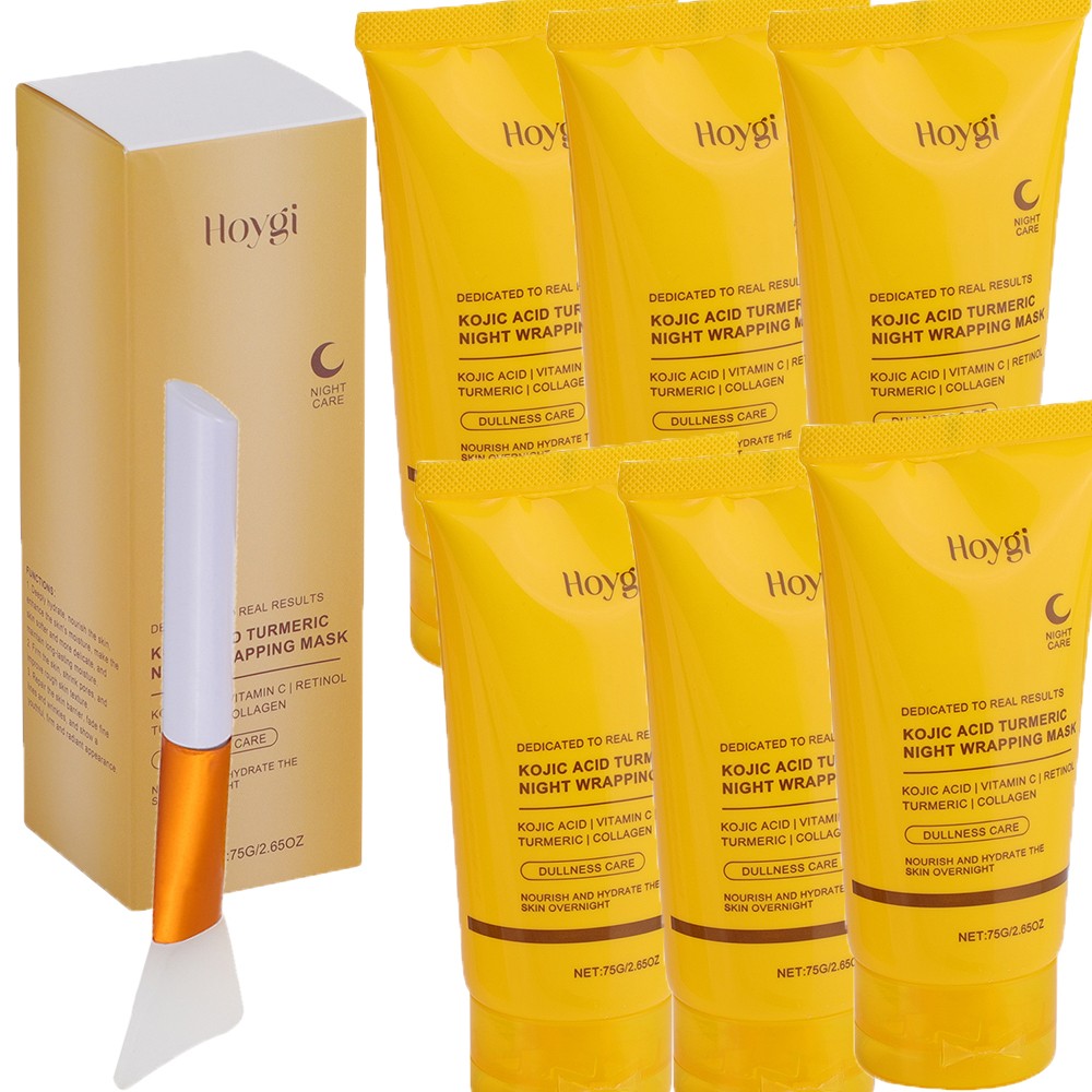 Kojic Acid Turmeric Overnight Peel-Off Mask - Hydrating & Brightening