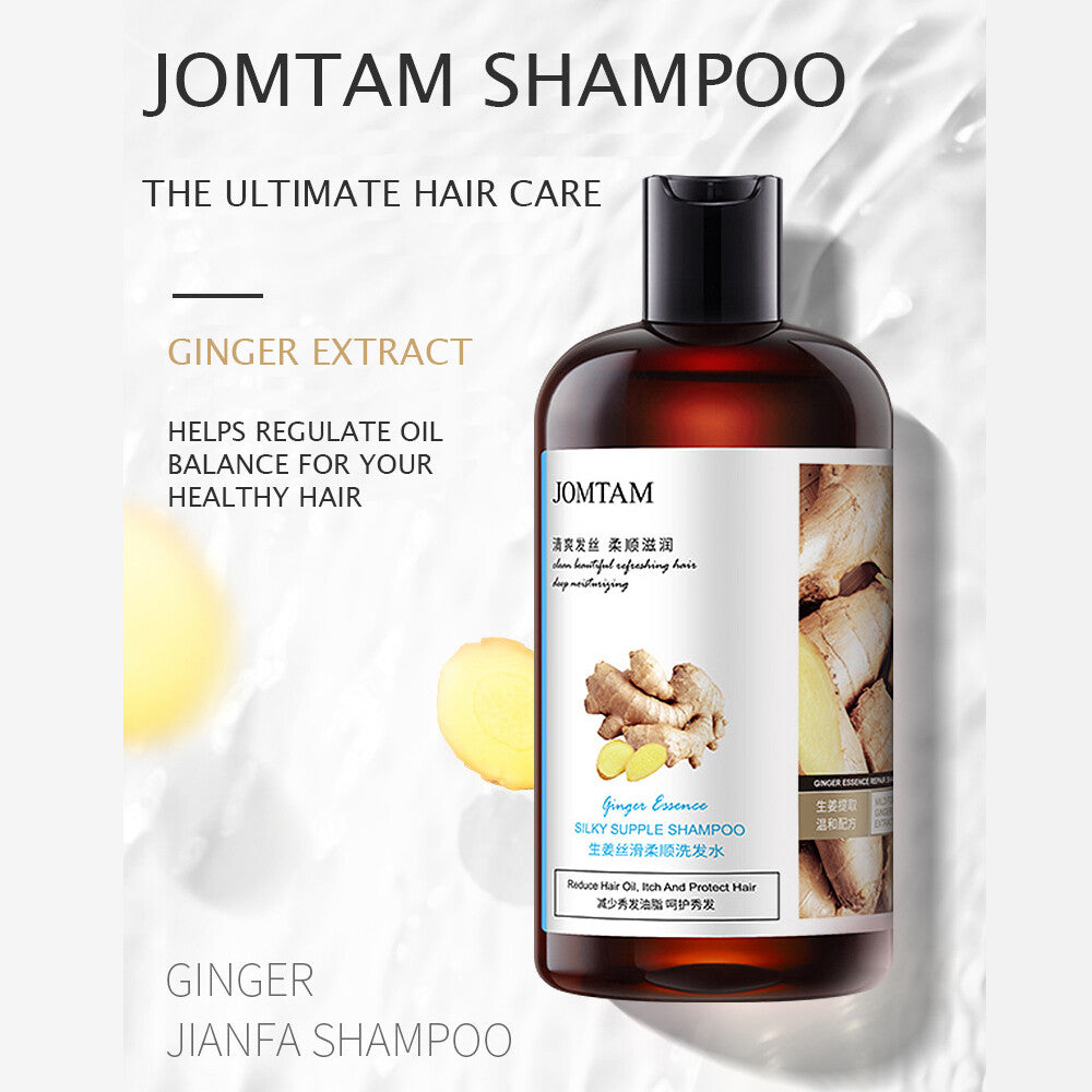 JOMTAM Silky Supple Shampoo Hair Oil Ginger Essence Natural Extract