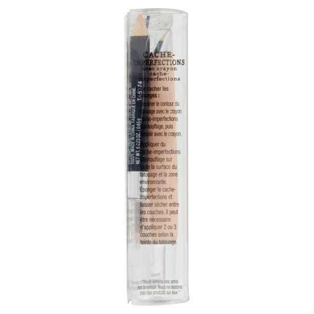 Heavy Duty Concealer Set - Light Beige 3 Pack with Precise Pencil